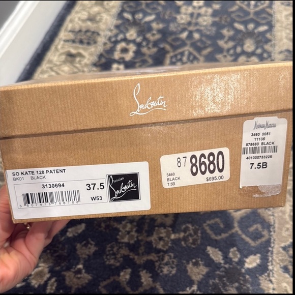 Christian Louboutin So Kate 120 Black Patent Heels - Picture 2 of 7